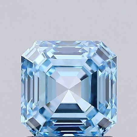 Diament laboratoryjny o barwie fantazyjnej Asscher, 1.15ct, VVS2, Fancy Vivid Blue, IGI LG727543802