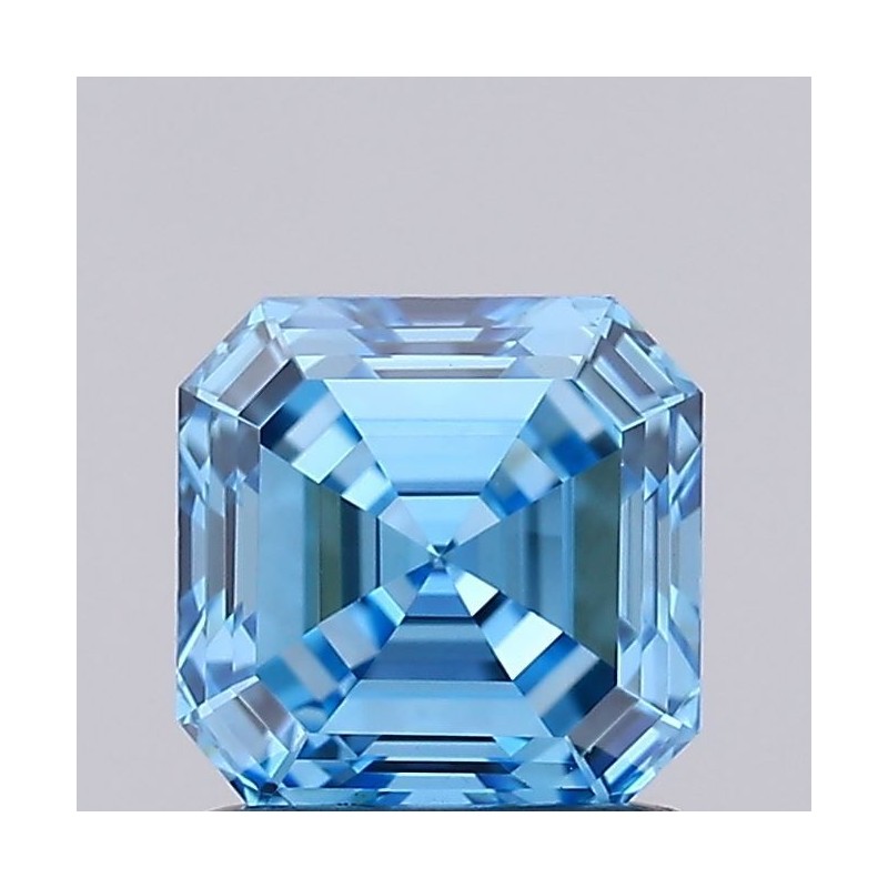 Diament laboratoryjny o barwie fantazyjnej szlif szmaragdowy kwadratowy, 1.12ct, VVS2, Fancy Vivid Blue, IGI LG680560437