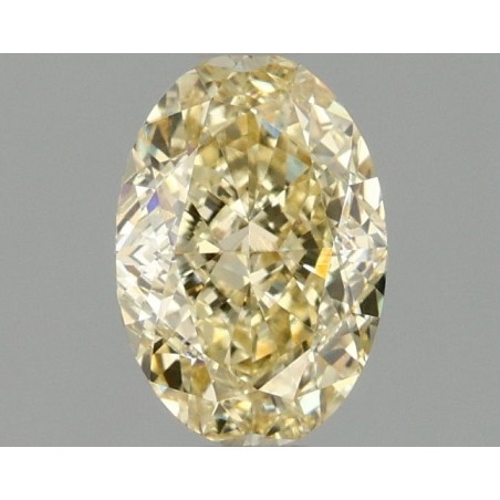 Diament laboratoryjny o barwie fantazyjnej szlif owalny, 1.09ct, VVS2, Fancy Intense Yellow, IGI LG681518295