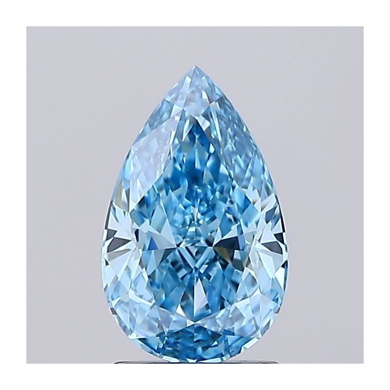 Diament laboratoryjny o barwie fantazyjnej szlif gruszkowy, 1.3ct, VVS2, Fancy Vivid Blue, IGI LG727578033
