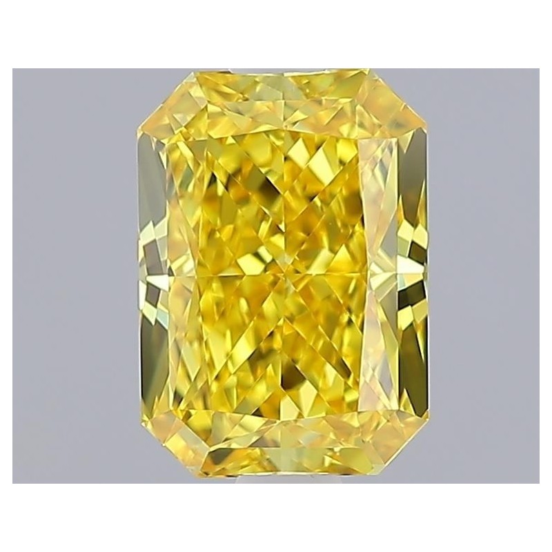Diament laboratoryjny o barwie fantazyjnej radiant, 1.44ct, VVS2, Fancy Vivid Yellow, IGI LG644487052