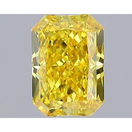 Diament laboratoryjny o barwie fantazyjnej radiant, 1.44ct, VVS2, Fancy Vivid Yellow, IGI LG644487052