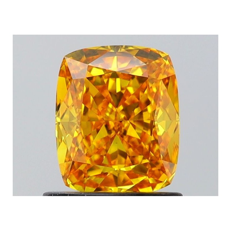 Diament laboratoryjny o barwie fantazyjnej szlif poduszkowy brylantowy, 1.04ct, VVS2, Fancy Vivid Yellow, IGI LG649497868