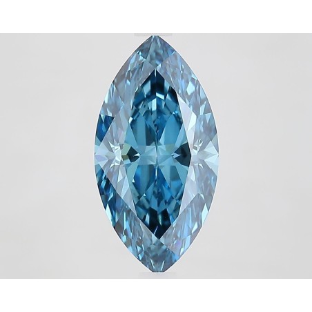 Diament laboratoryjny o barwie fantazyjnej markiza, 2.7ct, VVS2, Fancy Vivid Blue, IGI LG733573295