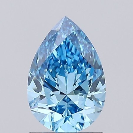 Diament laboratoryjny o barwie fantazyjnej szlif gruszkowy, 1ct, VVS2, Fancy Vivid Blue, IGI LG704530543