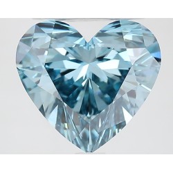 Diament laboratoryjny o barwie fantazyjnej serce, 2.83ct, VVS2, Fancy Vivid Blue, IGI LG687594368