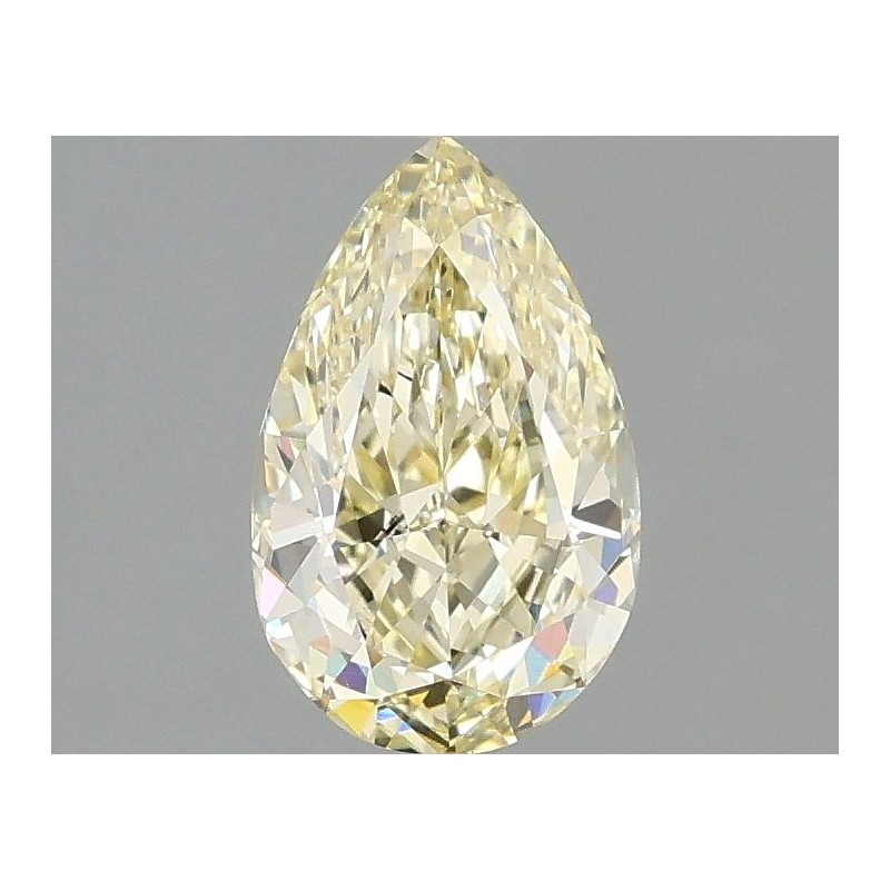 Diament laboratoryjny o barwie fantazyjnej szlif gruszkowy, 1.07ct, VVS2, Fancy Yellow, IGI LG680548993