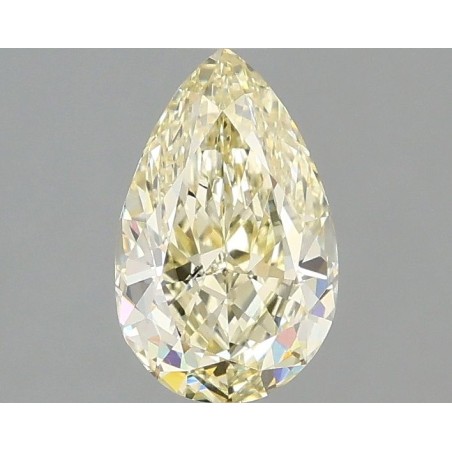 Diament laboratoryjny o barwie fantazyjnej szlif gruszkowy, 1.07ct, VVS2, Fancy Yellow, IGI LG680548993
