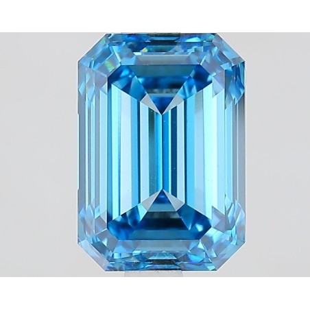 Diament laboratoryjny o barwie fantazyjnej szlif szmaragdowy, 2.28ct, VVS2, Fancy Vivid Blue, IGI LG735571400