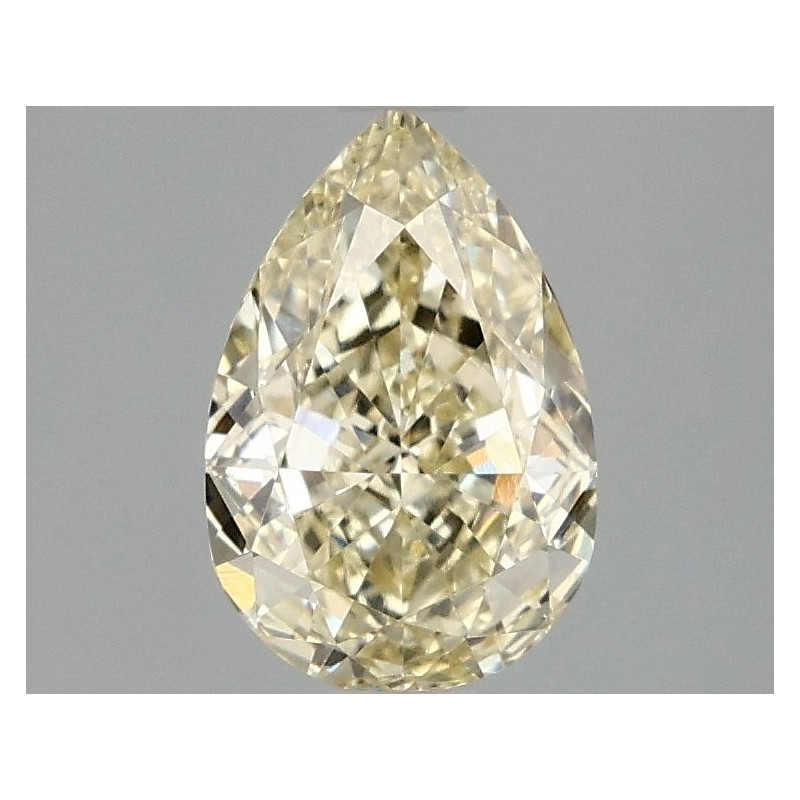 Diament laboratoryjny o barwie fantazyjnej szlif gruszkowy, 1.55ct, VVS2, Fancy Yellow, IGI LG680548996