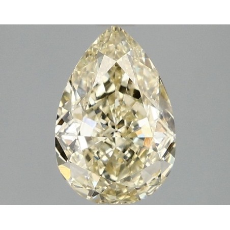 Diament laboratoryjny o barwie fantazyjnej szlif gruszkowy, 1.55ct, VVS2, Fancy Yellow, IGI LG680548996