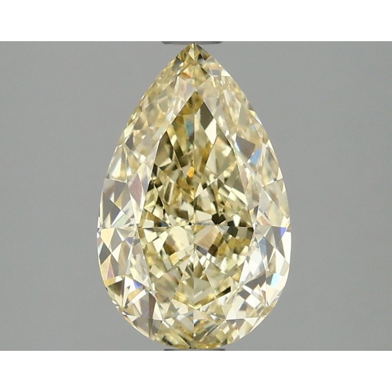 Diament laboratoryjny o barwie fantazyjnej szlif gruszkowy, 2.1ct, VVS2, Fancy Intense Yellow, IGI LG669416003