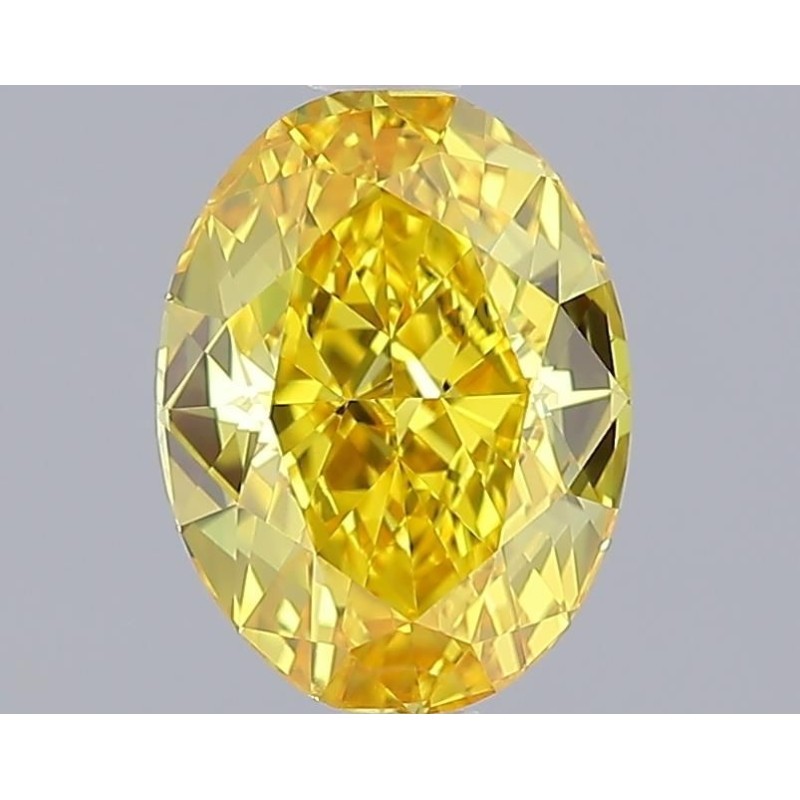 Diament laboratoryjny o barwie fantazyjnej szlif owalny, 1.55ct, VVS2, Fancy Vivid Yellow, IGI LG644487055 Diament laboratoryjny o barwie fantazyjnej szlif owalny, 1.55ct, VVS2, Fancy Vivid Yellow, IGI LG644487055