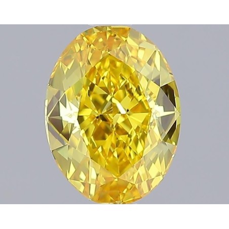 Diament laboratoryjny o barwie fantazyjnej szlif owalny, 1.55ct, VVS2, Fancy Vivid Yellow, IGI LG644487055