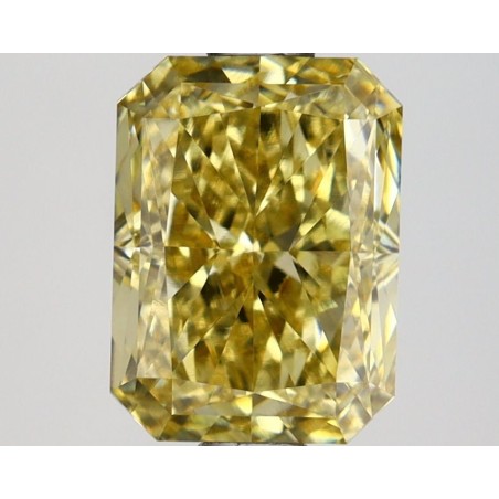 Diament laboratoryjny o barwie fantazyjnej radiant, 1.5ct, IF, Fancy Intense Yellow, IGI LG662443874