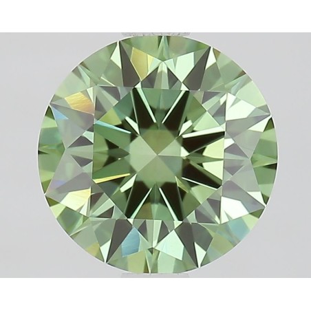 Diament laboratoryjny o barwie fantazyjnej szlif okrągły, 1.62ct, VVS2, Fancy Vivid Green, IGI LG685562261