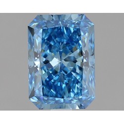 Diament laboratoryjny o barwie fantazyjnej radiant, 1.5ct, VVS2, Fancy Vivid Blue, IGI LG613351326