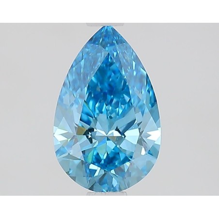 Diament laboratoryjny o barwie fantazyjnej szlif gruszkowy, 1.12ct, VVS2, Fancy Vivid Blue, IGI LG700502740