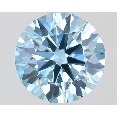 Diament laboratoryjny o barwie fantazyjnej szlif okrągły, 1.28ct, VVS2, Fancy Vivid Blue, IGI LG727565124