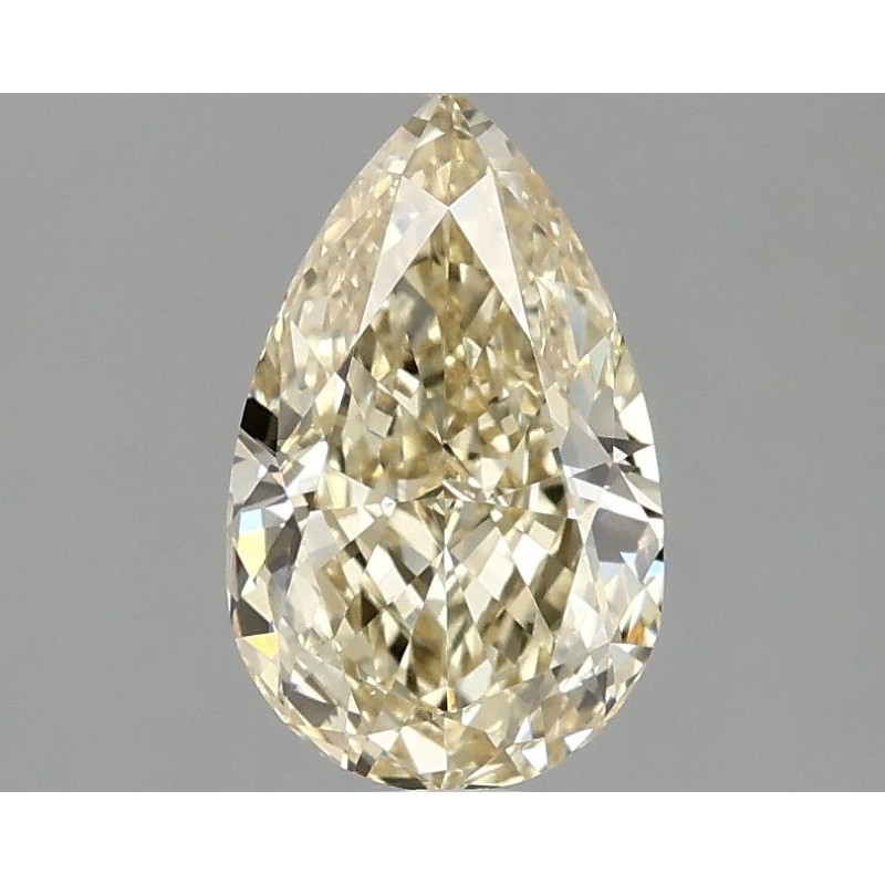 Diament laboratoryjny o barwie fantazyjnej szlif gruszkowy, 1.51ct, VVS2, Fancy Vivid Yellow, IGI LG693535387