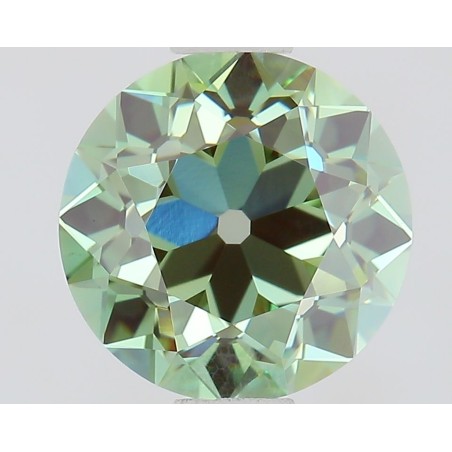 Diament laboratoryjny o barwie fantazyjnej szlif europejski, 1.06ct, VVS2, Fancy Vivid Green, IGI LG732559227