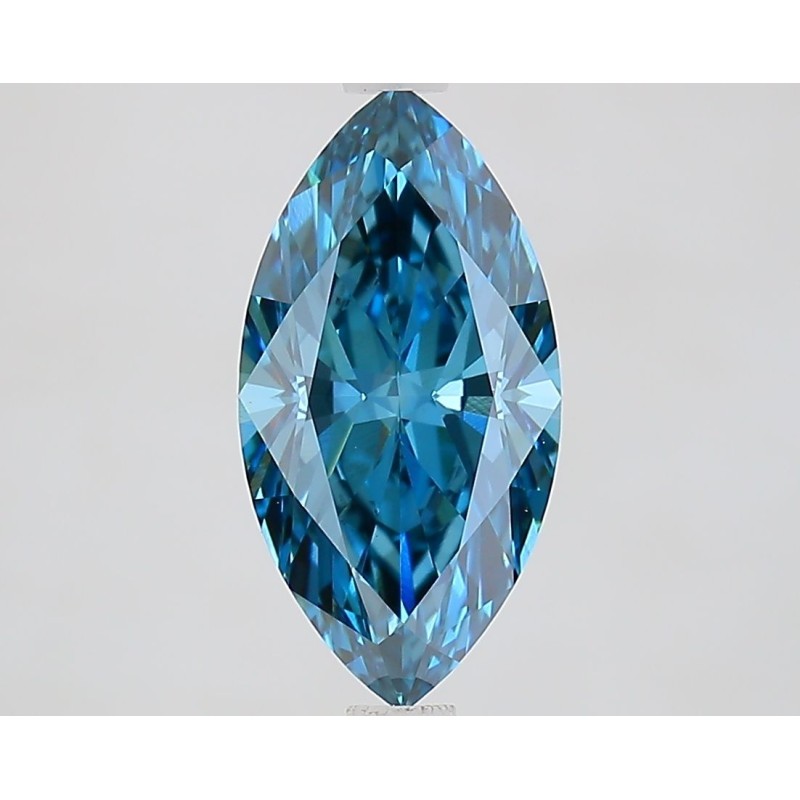 Diament laboratoryjny o barwie fantazyjnej markiza, 2.08ct, VVS2, Fancy Vivid Blue, IGI LG735594255