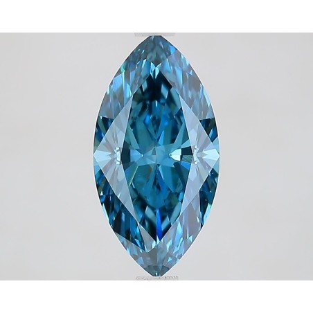 Diament laboratoryjny o barwie fantazyjnej markiza, 2.08ct, VVS2, Fancy Vivid Blue, IGI LG735594255