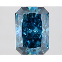 Diament laboratoryjny o barwie fantazyjnej radiant, 2.03ct, VVS2, Fancy Vivid Blue, IGI LG691572816