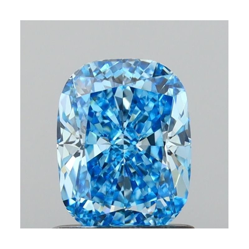 Diament laboratoryjny o barwie fantazyjnej szlif poduszkowy brylantowy, 1.1ct, VVS2, Fancy Vivid Blue, IGI LG642476406