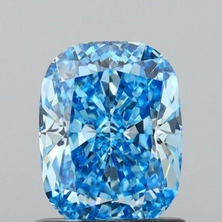 Diament laboratoryjny o barwie fantazyjnej szlif poduszkowy brylantowy, 1.1ct, VVS2, Fancy Vivid Blue, IGI LG642476406