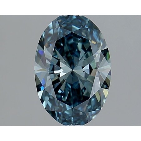 Diament laboratoryjny o barwie fantazyjnej szlif owalny, 1.05ct, VVS2, Fancy Vivid Blue, IGI LG652456989