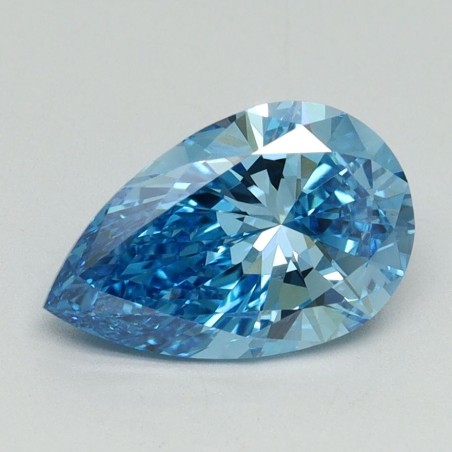 Diament laboratoryjny o barwie fantazyjnej szlif gruszkowy, 1.55ct, VVS2, Fancy Vivid Blue, IGI LG645459205