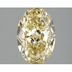 Diament laboratoryjny o barwie fantazyjnej szlif owalny, 1.97ct, VVS2, Fancy Intense Yellow, IGI LG669460889