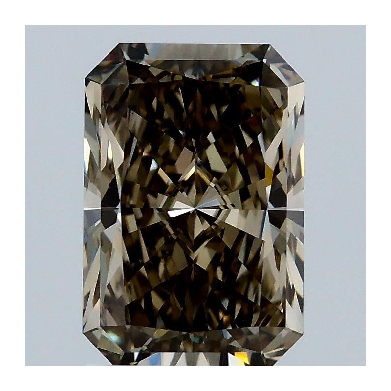 Diament laboratoryjny o barwie fantazyjnej radiant, 2.05ct, VVS2, Fancy Yellowish Gray, IGI LG702579564