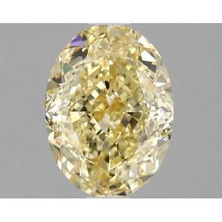 Diament laboratoryjny o barwie fantazyjnej szlif owalny, 1.53ct, VVS2, Fancy Intense Yellow, IGI LG670441611