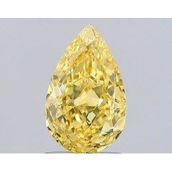Diament laboratoryjny o barwie fantazyjnej szlif gruszkowy, 1.2ct, VVS2, Fancy Intense Yellow, IGI LG729530592
