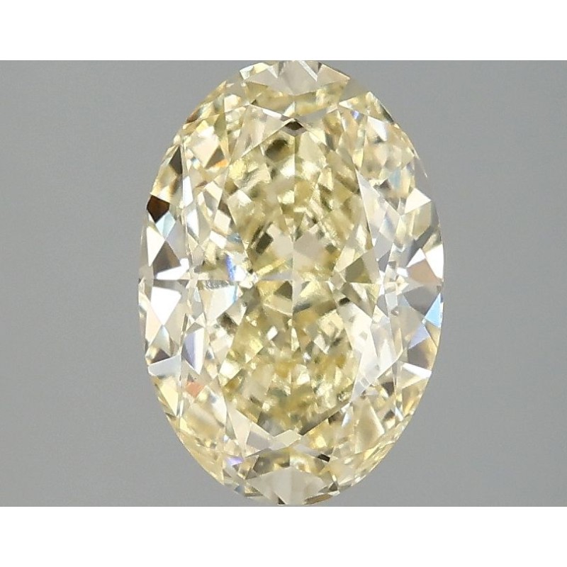 Diament laboratoryjny o barwie fantazyjnej szlif owalny, 2.1ct, VVS2, Fancy Intense Yellow, IGI LG671484160