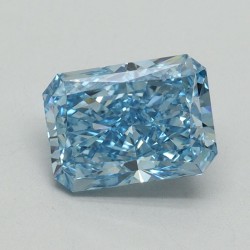 Diament laboratoryjny o barwie fantazyjnej radiant, 1.54ct, VVS2, Fancy Vivid Blue, IGI LG538287082