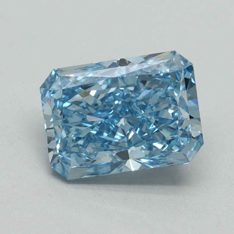 Diament laboratoryjny o barwie fantazyjnej radiant, 1.54ct, VVS2, Fancy Vivid Blue, IGI LG538287082 Diament laboratoryjny o barwie fantazyjnej radiant, 1.54ct, VVS2, Fancy Vivid Blue, IGI LG538287082