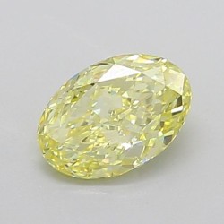 Diament laboratoryjny o barwie fantazyjnej szlif owalny, 1.02ct, VVS1, Fancy Intense Yellow, IGI LG732563503
