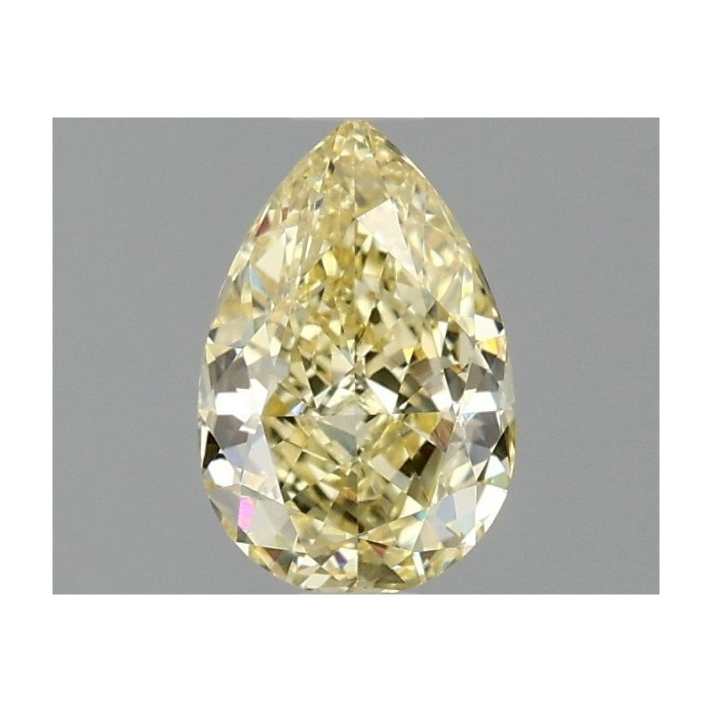 Diament laboratoryjny o barwie fantazyjnej szlif gruszkowy, 1.03ct, VVS2, Fancy Intense Yellow, IGI LG670441597