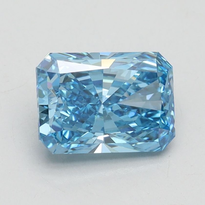 Diament laboratoryjny o barwie fantazyjnej radiant, 1.53ct, VVS2, Fancy Vivid Blue, IGI LG563238984
