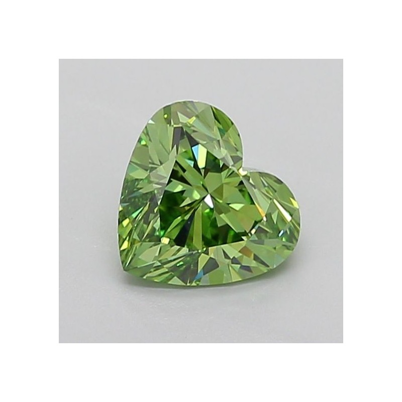 Diament laboratoryjny o barwie fantazyjnej serce, 1.56ct, VVS1, Fancy Vivid Green, IGI LG739511237 Diament laboratoryjny o barwie fantazyjnej serce, 1.56ct, VVS1, Fancy Vivid Green, IGI LG739511237