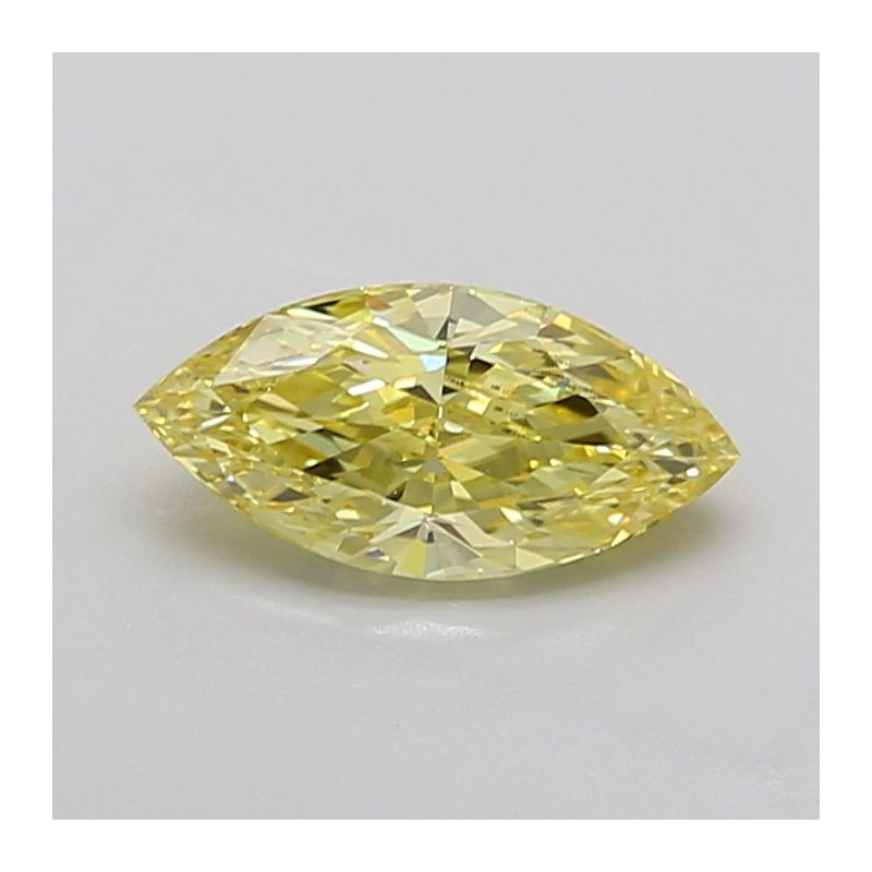 Diament laboratoryjny o barwie fantazyjnej markiza, 1.55ct, VVS2, Fancy Intense Yellow, IGI LG739511240