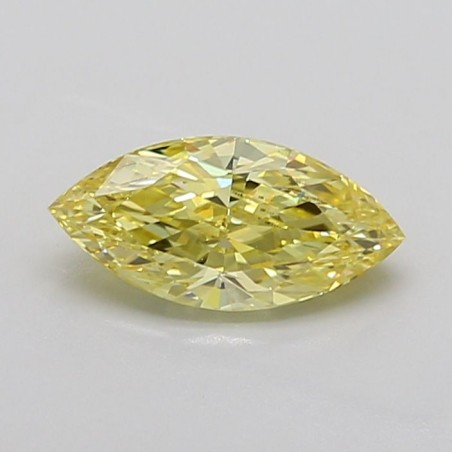 Diament laboratoryjny o barwie fantazyjnej markiza, 1.55ct, VVS2, Fancy Intense Yellow, IGI LG739511240