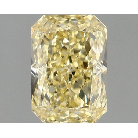 Diament laboratoryjny o barwie fantazyjnej radiant, 1.06ct, VVS2, Fancy Intense Yellow, IGI LG671440493