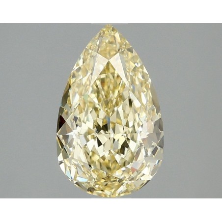 Diament laboratoryjny o barwie fantazyjnej szlif gruszkowy, 2.07ct, VVS2, Fancy Intense Yellow, IGI LG671440500