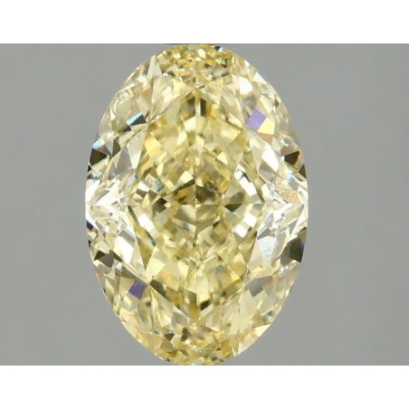 Diament laboratoryjny o barwie fantazyjnej szlif owalny, 2.1ct, VVS2, Fancy Intense Yellow, IGI LG671440398