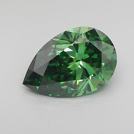 Diament laboratoryjny o barwie fantazyjnej szlif gruszkowy, 0.97ct, VVS2, Fancy Vivid Green, IGI LG719503941