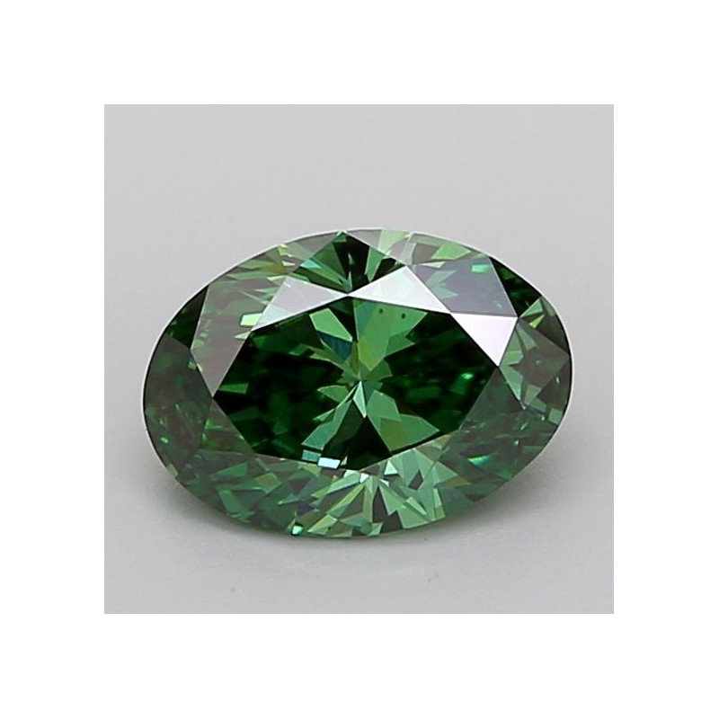 Diament laboratoryjny o barwie fantazyjnej szlif owalny, 1.11ct, VVS2, Fancy Vivid Green, IGI LG717598744 Diament laboratoryjny o barwie fantazyjnej szlif owalny, 1.11ct, VVS2, Fancy Vivid Green, IGI LG717598744